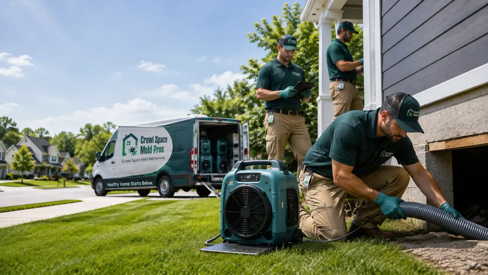 Crawl Space Mold Removal in Dighton, MA
